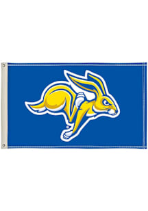 South Dakota State Jackrabbits 3' x 5' Silk Screen Grommet Flag - Blue