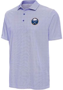 Antigua Buffalo Sabres Mens Blue Pave Short Sleeve Polo