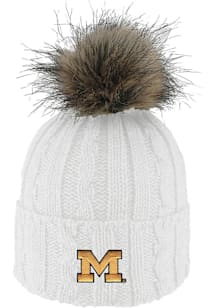 LogoFit Michigan Wolverines White Alps Womens Knit Hat
