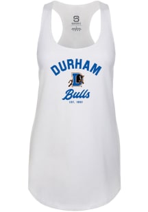 Summit Sportswear Durham Bulls Womens White Ideal Tank Top