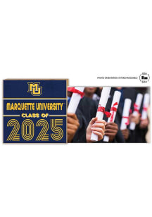 Marquette Golden Eagles Class of 2025 unique photo frame Picture Frame - Navy Blue