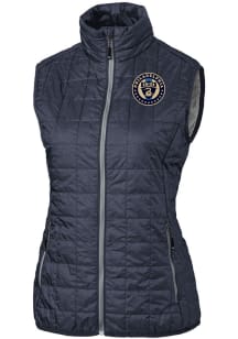 Cutter and Buck Philadelphia Union Womens Grey Rainier PrimaLoft Vest
