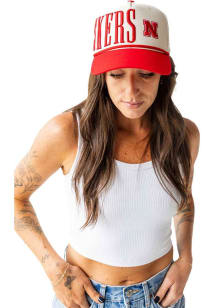 Gameday Social Nebraska Cornhuskers Ivory Saturday 5-Panel Womens Adjustable Hat