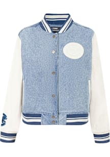 Pro Standard Chicago Cubs Womens Blue Varsity Blues Medium Weight Jacket