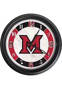 Miami RedHawks Outdoor LED Wall Clock