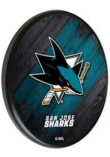 San Jose Sharks Printed Sign - Black