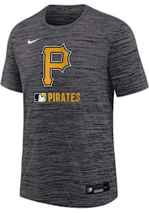 Nike Pittsburgh Pirates Youth Black AC Velocity Short Sleeve T-Shirt