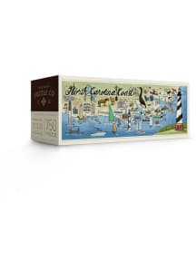 North Carolina Coast Map 750 Piece Puzzle