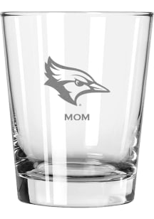 Creighton Bluejays Mom 15oz Rock Glass - White