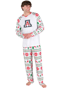 Concepts Sport Arizona Wildcats Mens White Holiday Tidings Sleep Pants