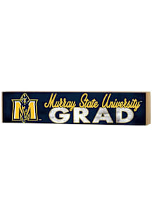 KH Sports Fan Murray State Racers Grad graduation graphic Sign - Navy Blue