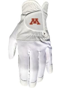 White Minnesota Golden Gophers Cool Mesh Gloves