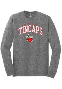 Summit Sportswear Fort Wayne TinCaps Graphite Arch Mascot Long Sleeve T Shirt