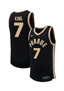 Sam King  Nike Purdue Boilermakers Black NIL Name And Number Jersey