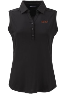 Cutter and Buck Pacific Tigers Womens Black Forge Eco Polo Shirt