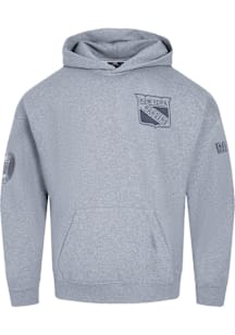 Pro Standard New York Rangers Mens Grey Neutral Fashion Hood