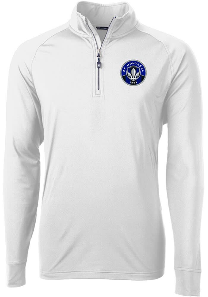 Cutter and Buck Montreal Impact Mens White Adapt Eco Knit