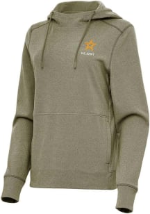 Antigua Army Womens Olive Justice Hooded Sweatshirt
