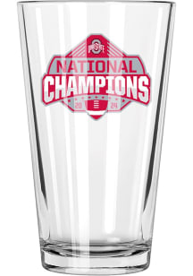 Red Ohio State Buckeyes 2024 Football National Champions 16oz Pint Glass