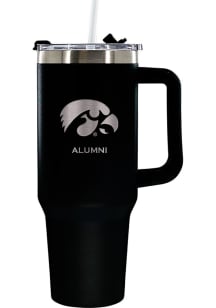 Black Iowa Hawkeyes Alumni 40oz Stainless Steel Tumbler