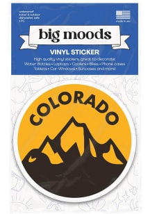 Colorado Mountains Circle Stickers