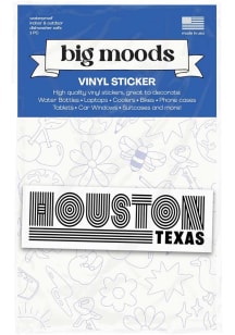 Houston Lettering Lines Stickers