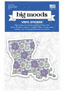 Louisiana Floral State Stickers