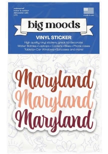 Maryland Triple Name State Stickers