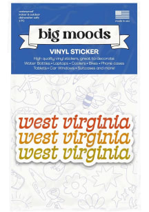 West Virginia Triple Name State Stickers