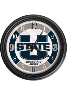 Utah State Aggies Outdoor LED Wall Clock