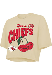 Kansas City Chiefs Womens White Circus Shot Short Sleeve T-Shirt