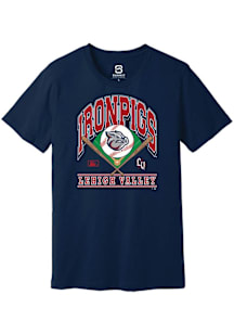 Summit Sportswear Lehigh Valley Ironpigs Navy Blue Homefield Short Sleeve Fashion T Shirt