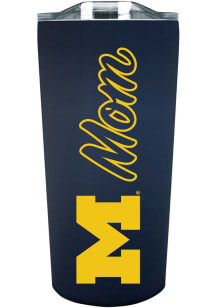 Navy Blue Michigan Wolverines 18oz Soft Touch Mom Stainless Steel Tumbler