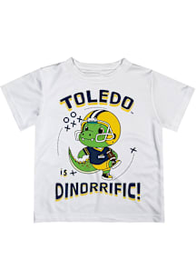 Vive La Fete Toledo Rockets Infant Dino-Riffic Short Sleeve T-Shirt White