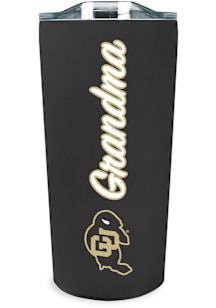 Colorado Buffaloes 18oz Grandma Soft Touch Stainless Steel Tumbler - Black