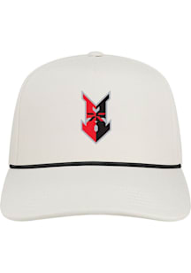 Indianapolis Indians Caddy 5-Panel Rope Adjustable Hat - White