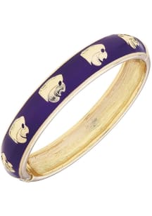 Logo Hinge K-State Wildcats Womens Bracelet - Purple