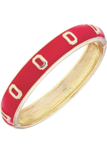 Logo Hinge Ohio State Buckeyes Womens Bracelet - Red