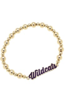 Autograph Stretch K-State Wildcats Womens Bracelet - Purple