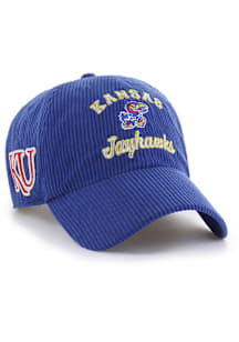 47 Kansas Jayhawks Squib Clean Up Adjustable Hat - Blue