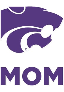 Purple K-State Wildcats Mom Decal