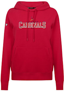 Levelwear St Louis Cardinals Womens Red Adorn Journey Hooded Sweatshirt
