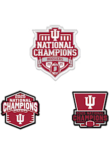 Indiana Hoosiers 2025 National Champs 3pk Magnet