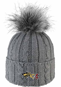 LogoFit Drexel Dragons Charcoal Alps Pom Womens Knit Hat