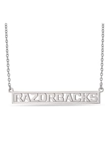 Arkansas Razorbacks Adjustable Script Necklace