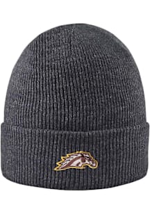 LogoFit Western Michigan Broncos Charcoal Northpole Cuffed Mens Knit Hat