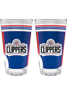 Los Angeles Clippers 2pc Set Pint Glass - White