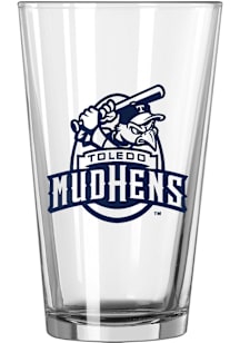 Toledo Mud Hens 16oz Gameday Pint Glass - White