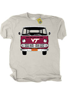 Virginia Tech Hokies Natural Rambling Van Short Sleeve T Shirt