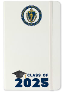 University of Massachusetts Dartmouth Class of 25 team logo Notebook and Folder - White